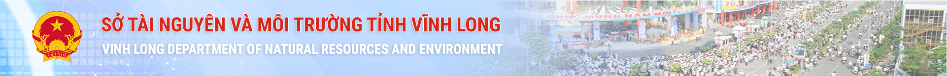 Cổng thông tin điện tử Sở Tài nguyên Môi trường tỉnh Vĩnh Long